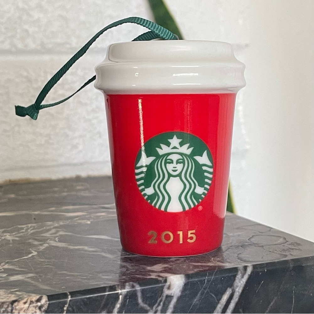 $8 SALE Starbucks Holiday “2015” Drink Ornament VTG Collectible Christmas